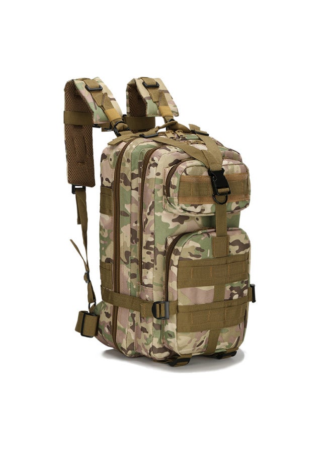 Outdoor Sports Bag Hiking Backpack 3p Tactical Rucksack Equipment For Camping Trekking Enthusiasts-Color:CP Camouflage-Capacity:20-35L - Image 1